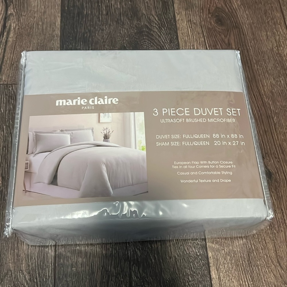 Marie Claire3 piece duvet set